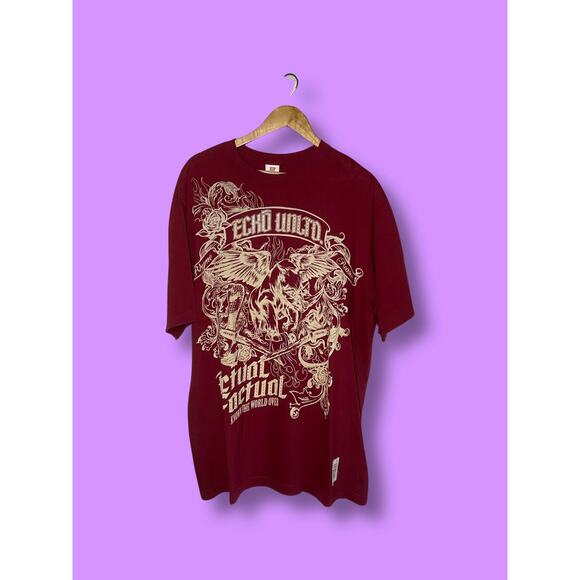 VINTAGE Y2K ECKO UNLTD. MENS XL SHIRT studded - Picture 1 of 5